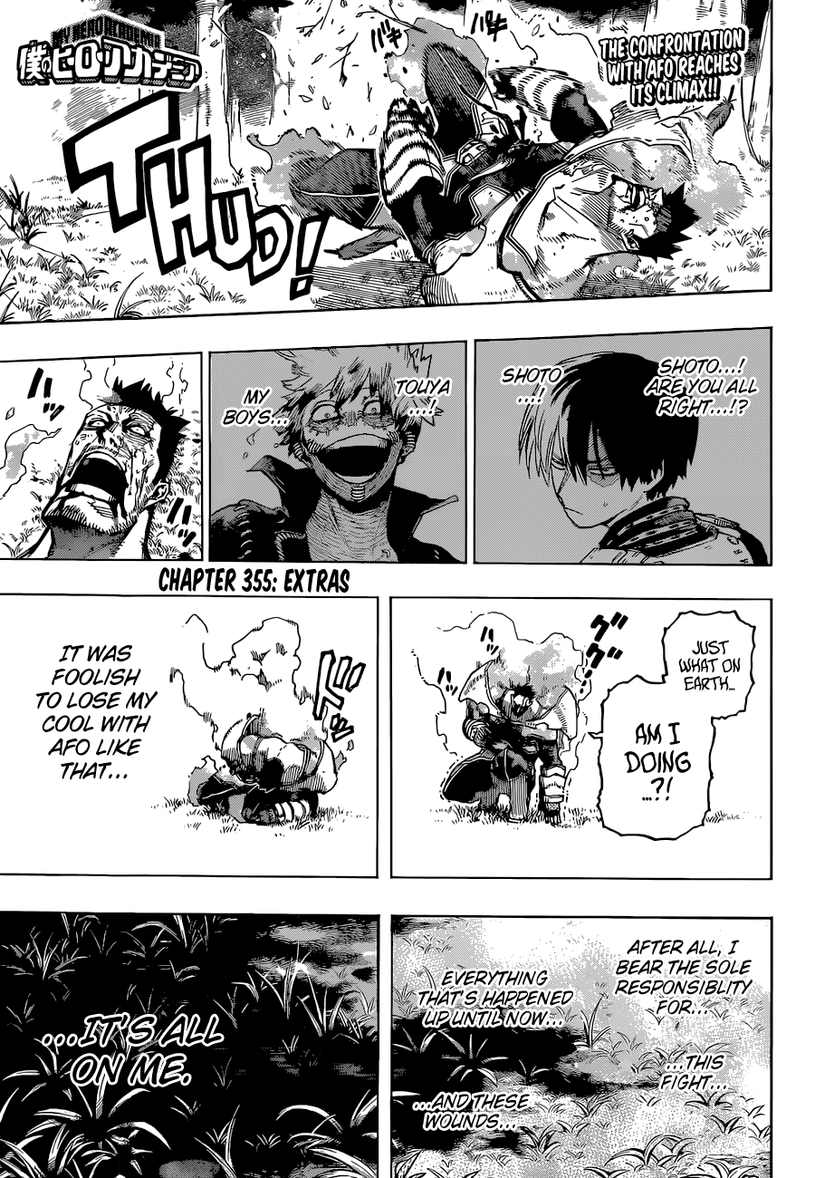 My Hero Academia, Chapter 355 - My Hero Academia Manga Online