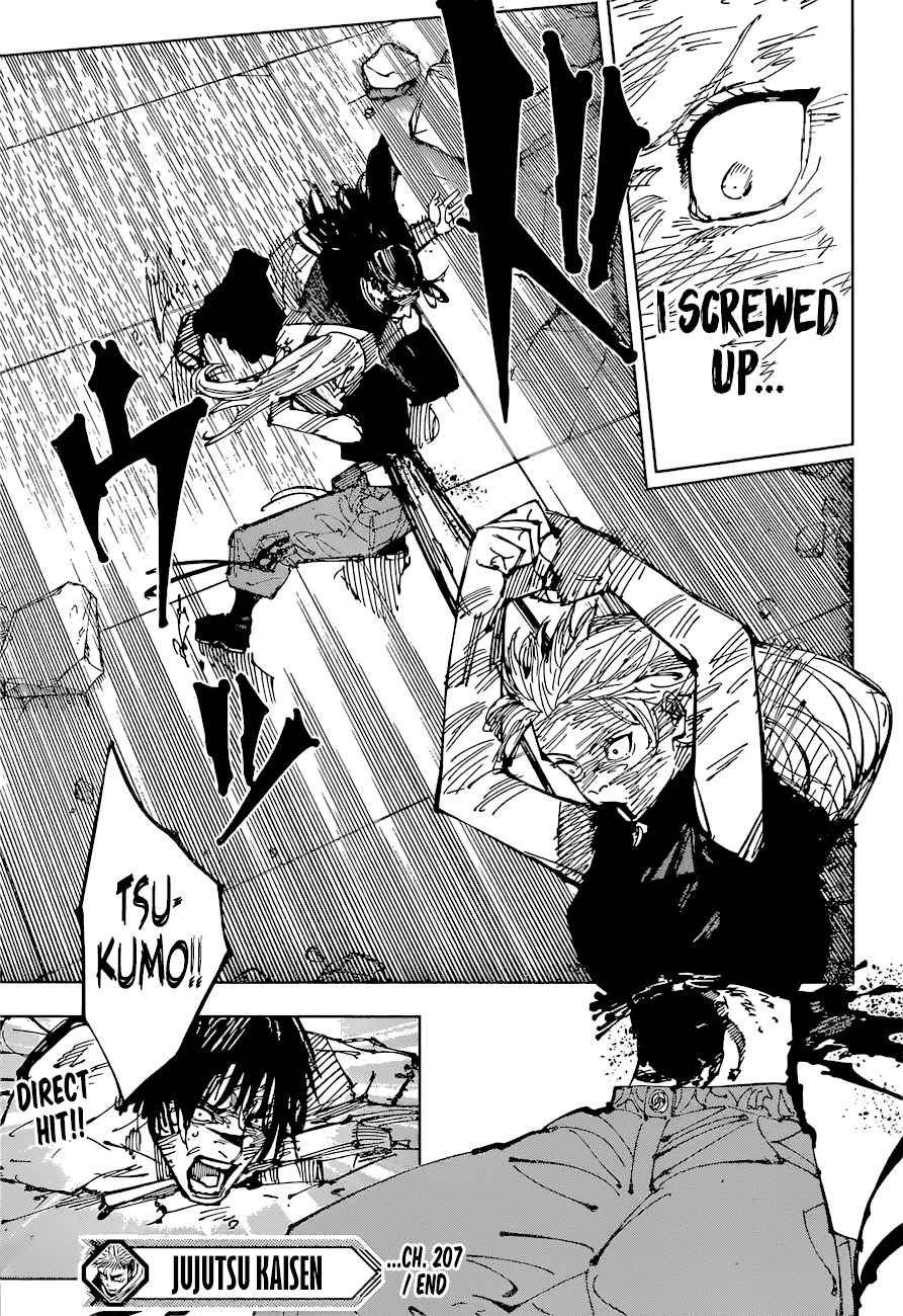 Jujutsu Kaisen, Chapter 207 Jujutsu Kaisen Manga Online