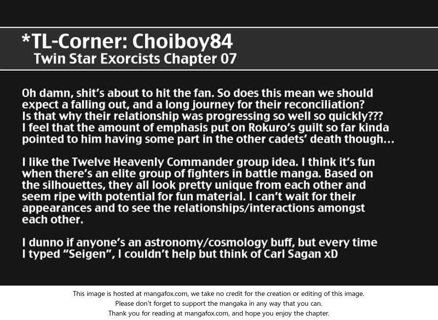Twin Star Exorcists chapter 7 page 46