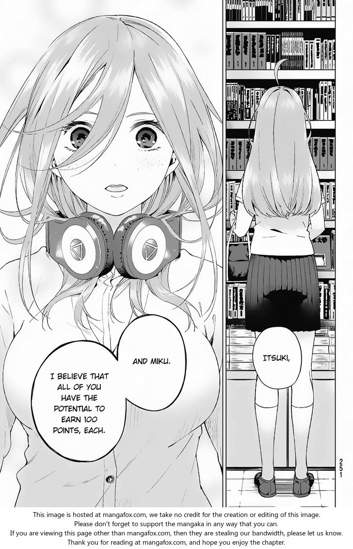 The Quintessential Quintuplets, Chapter 4 The Quintessential