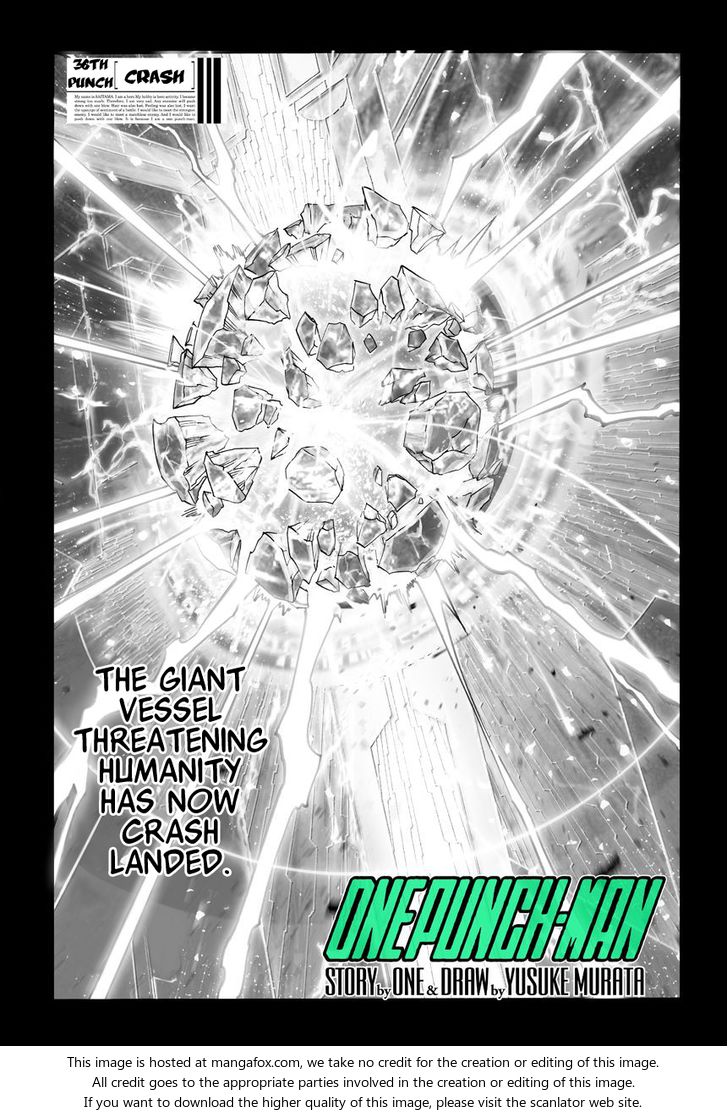 One-Punch Man, Chapter 36.1