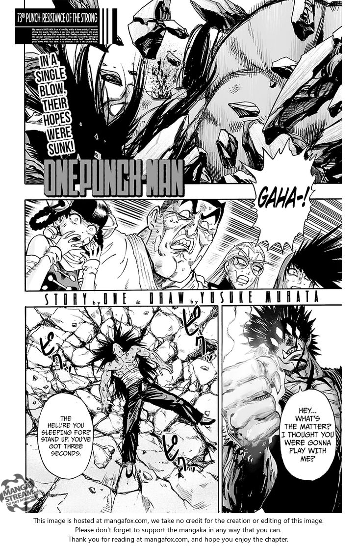One-Punch Man, Chapter 73