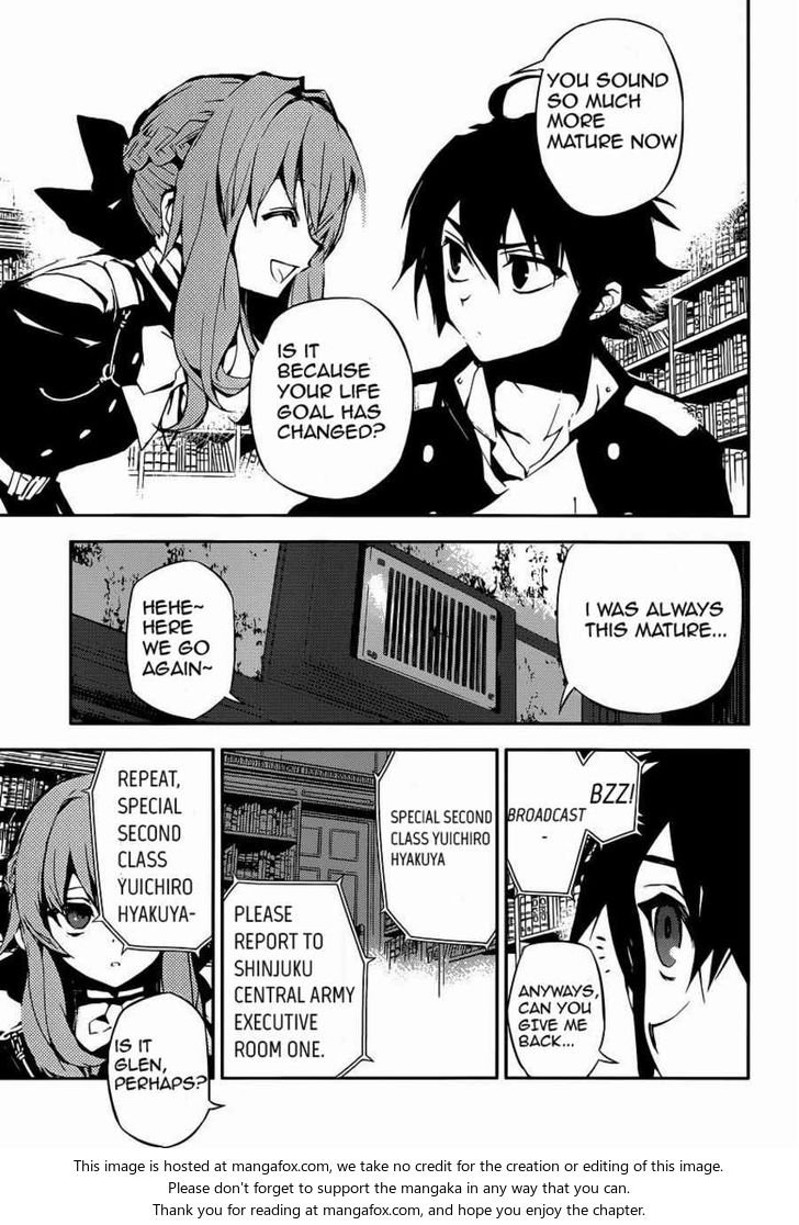 Seraph of the End Manga, Chapter 16