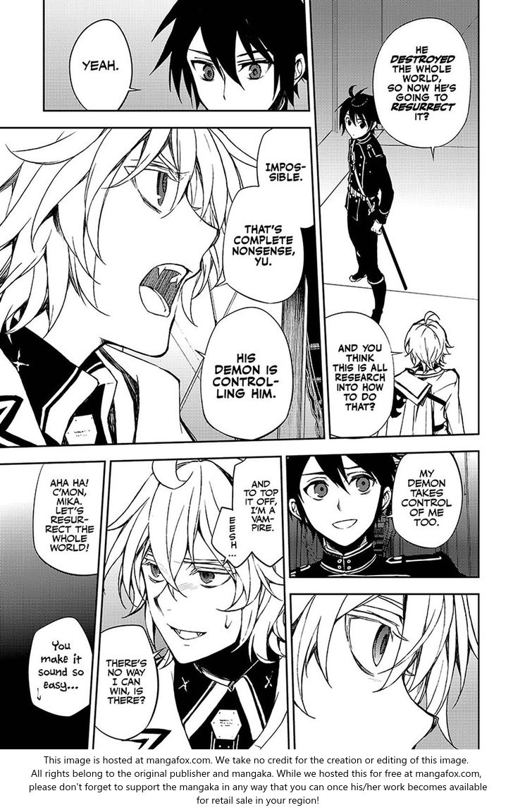 Seraph of the End Manga, Chapter 63