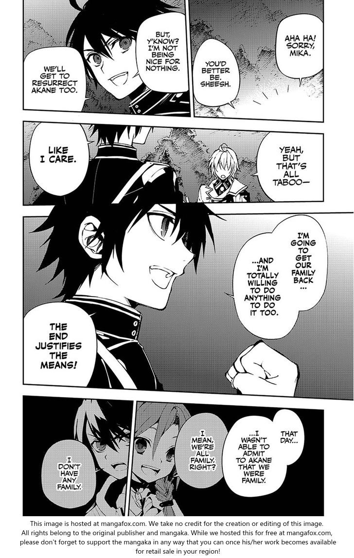 Seraph of the End Manga, Chapter 63