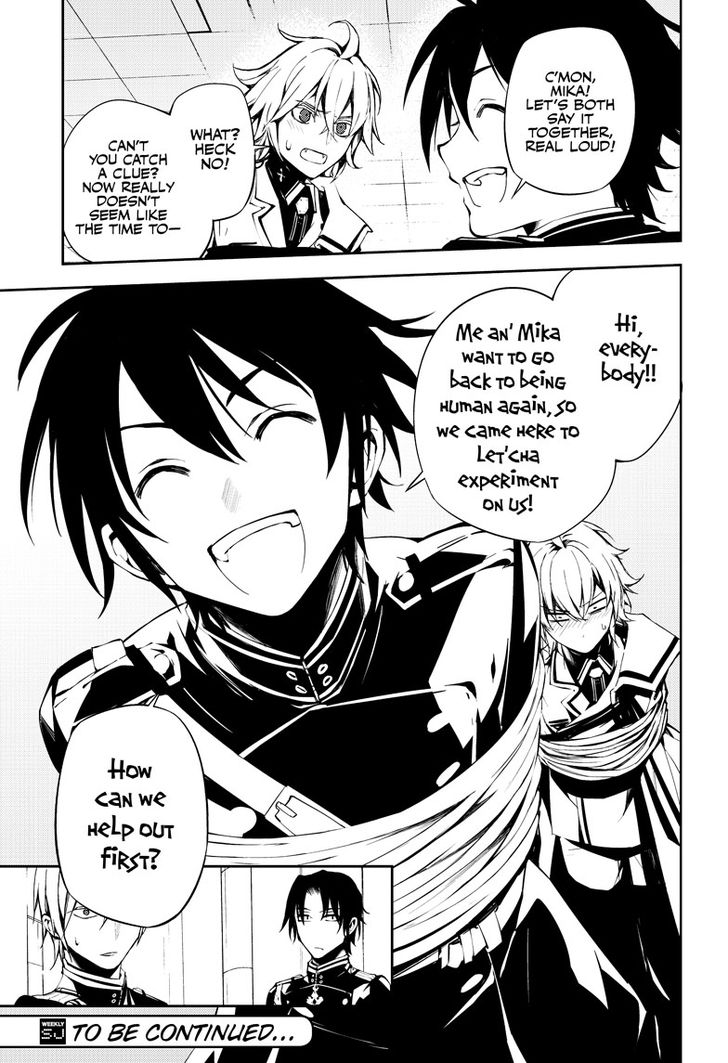 Seraph of the End Manga, Chapter 72