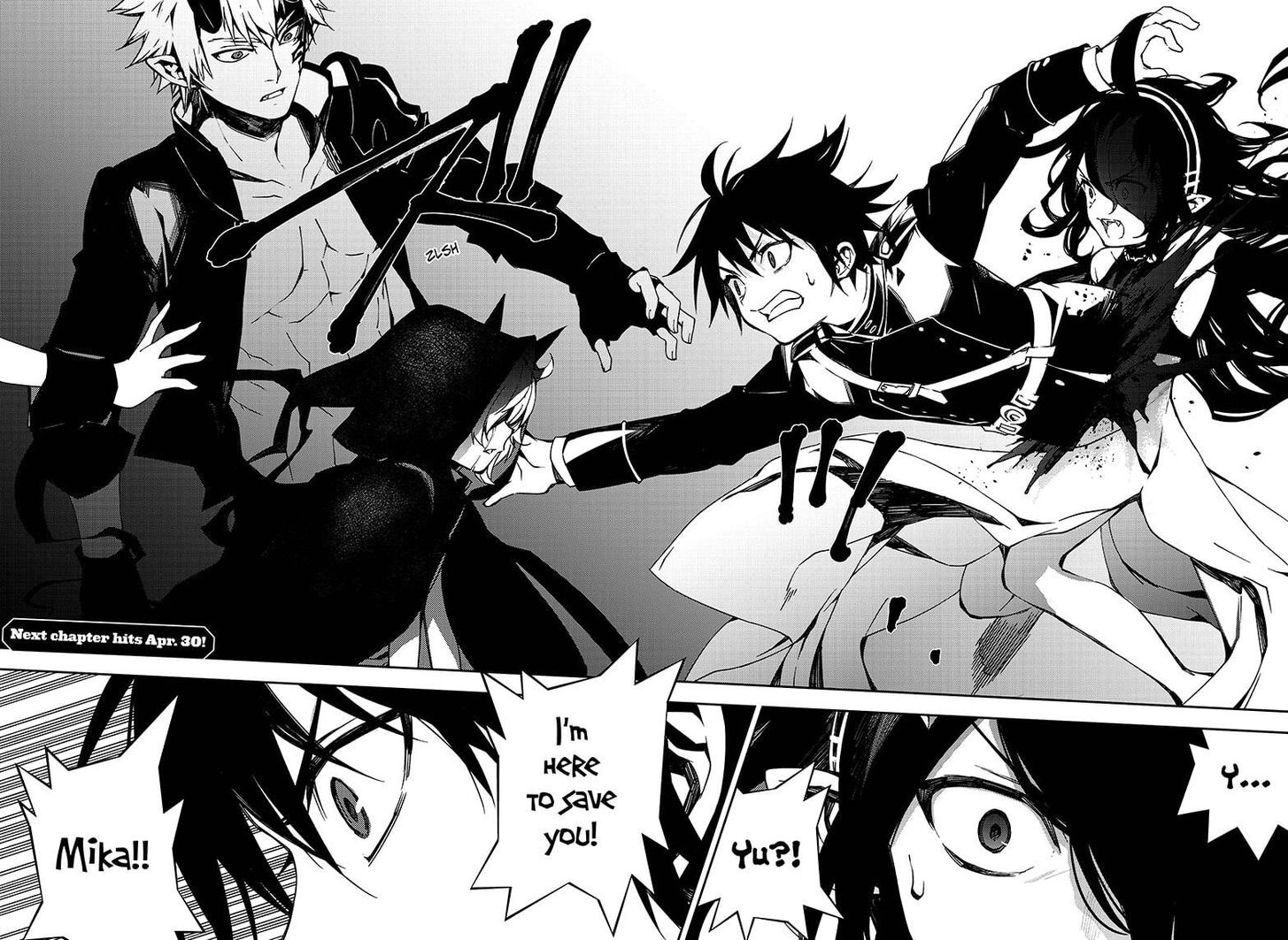 Seraph of the End Manga, Chapter 101