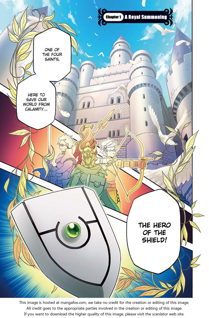 The Rising of the Shield Hero, Chapter 1