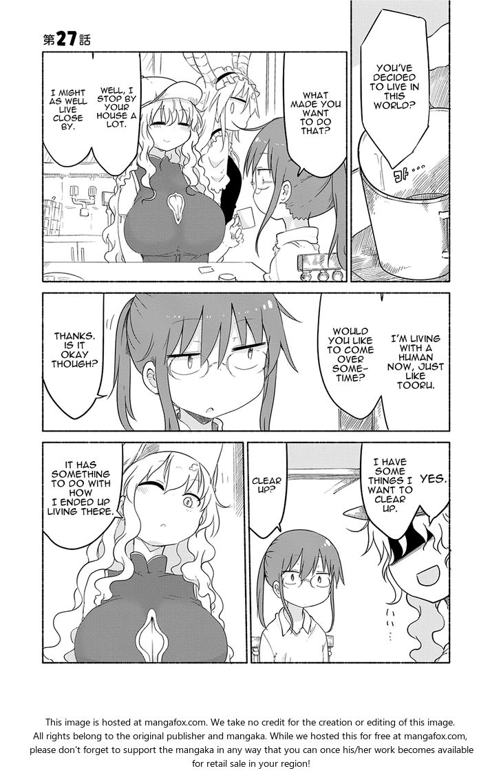 Miss Kobayashi's Dragon Maid, Chapter 27