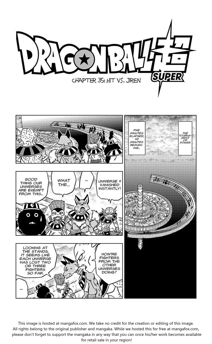 Dragon Ball Super, Chapter 35 Dragon Ball Super, Chapter 35