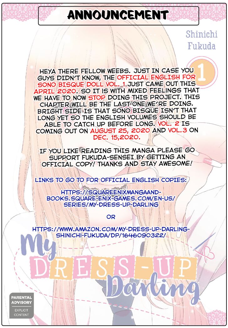 My Dress-Up Darling, Chapter 39